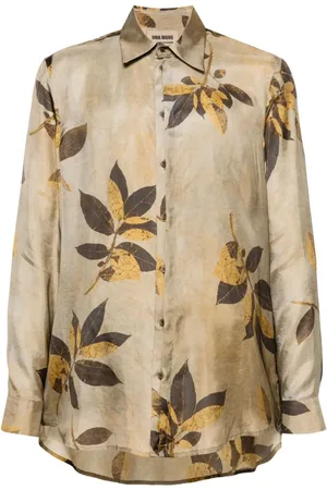 UMA WANG Branches-printed shirt