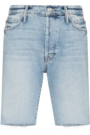 Mother The Trickster Bermuda denim shorts