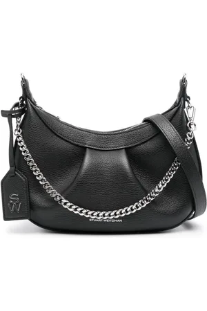 Stuart Weitzman Stellar Crescent leather shoulder bag
