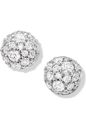 David Yurman 18kt yellow gold Petite Pav?? diamond stud earrings (4.5mm)