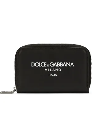 Dolce & Gabbana Logo-print leather wallet