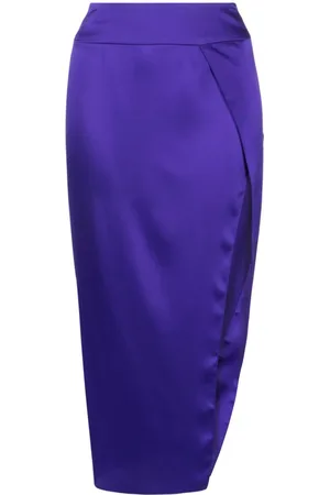 Michelle Mason Silk wrap skirt