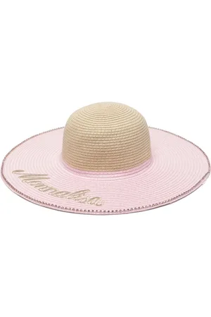 MONNALISA Rhinestone-embellished sun hat