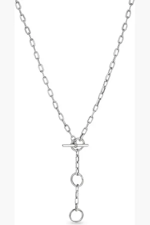 David Yurman 3mm 3-ring chain necklace