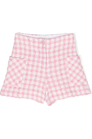 MONNALISA Houndstooth boucl?? shorts