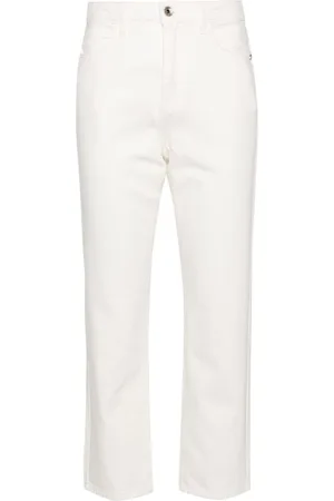 Patrizia Pepe High-rise cropped jeans