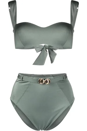 Noire Swimwear Seashell-charm bikini set