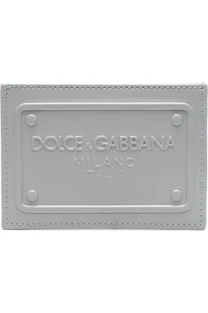 Dolce & Gabbana Logo-embossed leather cardholder