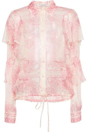 Serafini Floral-print silk shirt