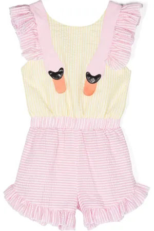 Wauw Capow by Bangbang Mexico striped seersucker playsuit