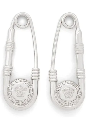 VERSACE Safety Pin drop earrings