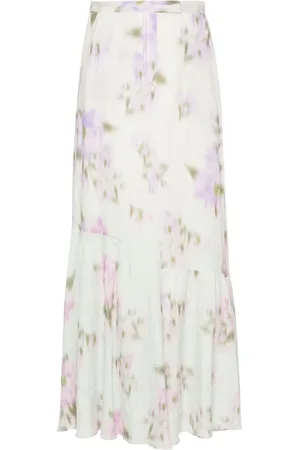 Dorothee Schumacher Blooming Volumes chambray maxi skirt