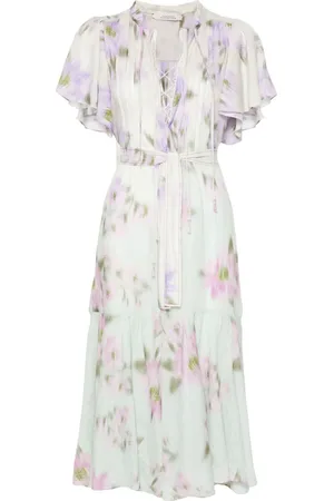 Dorothee Schumacher Blooming Volumes chambray maxi dress