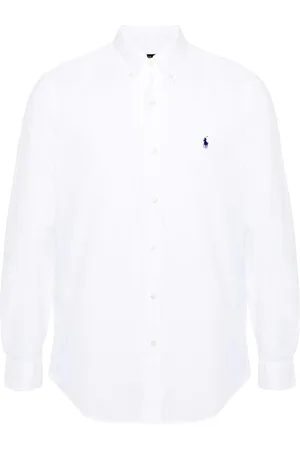Ralph Lauren Embroidered-logo cotton shirt