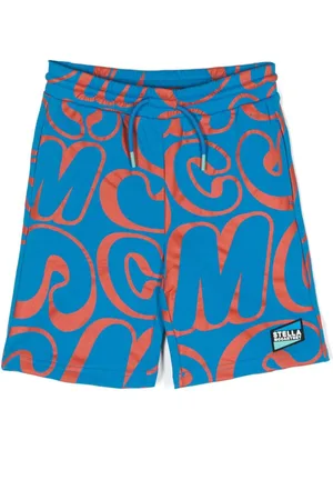 Stella McCartney Logo-patch cotton shorts