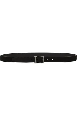Dolce & Gabbana Logo-engraved leather belt