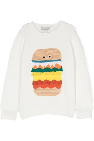 Stella McCartney Veggie Burger intarsia-knit jumper