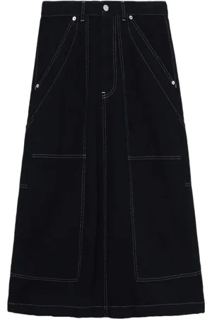 Maison Margiela A-line denim skirt