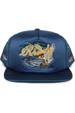 Rhude Palm Eagles Souvenier satin cap