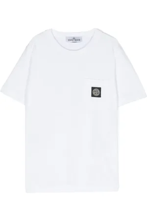 Stone Island Compass-patch cotton T-shirt