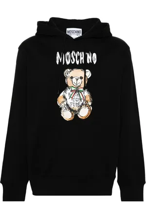 Moschino Teddy Bear logo-print hoodie