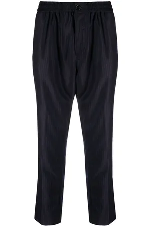 Ami Pinstripe cropped trousers