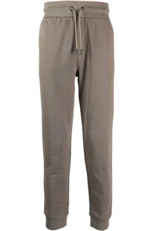 HUGO BOSS Drawstring-waist cotton-blend track pants