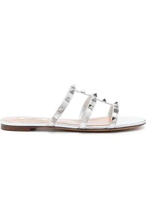 Womens designer sliders discount valentino