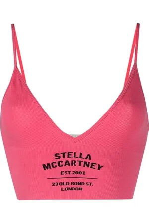 Embellished bra top in silver - Stella Mc Cartney