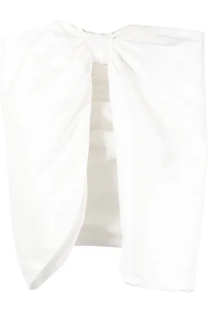 RACHEL GILBERT Alessandra oversize bow-detail minidress