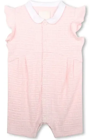 Givenchy Logo-embroidered cotton romper