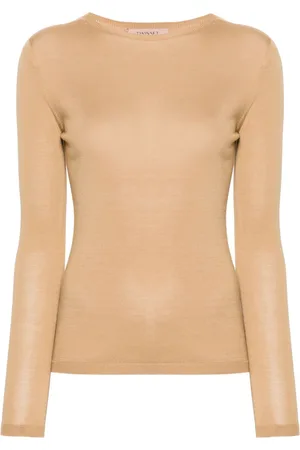 Twin-Set Long-sleeve silk jumper