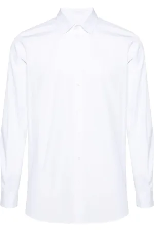 Moschino Slogan-print cotton shirt