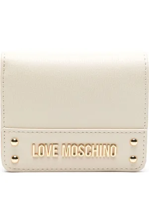 Moschino Logo-plaque bi-fold wallet