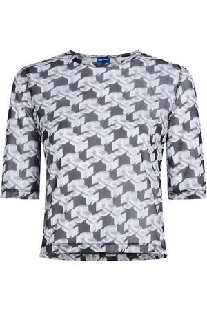 Karl Lagerfeld Monogram-print sheer T-shirt