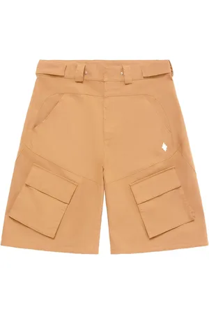 MARCELO BURLON Cross-embroidered cargo shorts