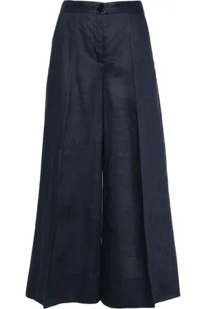 Faithfull The Brand Ottavio Flared Linen Trousers - Farfetch