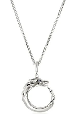 John Hardy Sterling Naga blue sapphire necklace