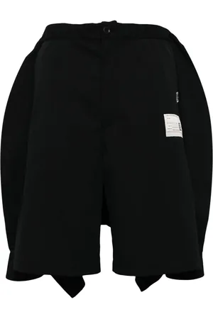Maison Mihara Yasuhiro Deconstructed combo cotton shorts