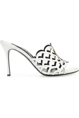 Sergio Rossi Sr Mermaid 90mm leather mules