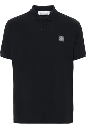 Stone Island Compass-appliqu?? polo shirt