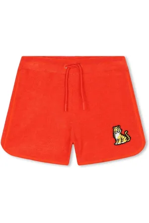 Kenzo Tiger-motif cotton-modal shorts