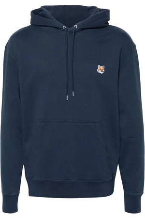 Maison Kitsuné Fox-motif cotton hoodie