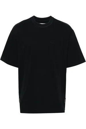 SACAI Drop-shoulder cotton T-shirt