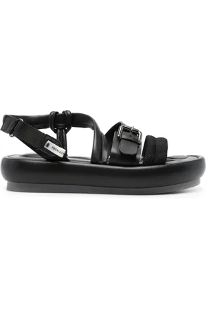 Premiata Logo-tag leather sandals