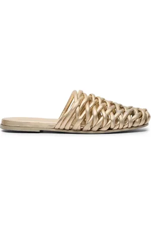 MARSÈLL Steccoblocco woven leather mules