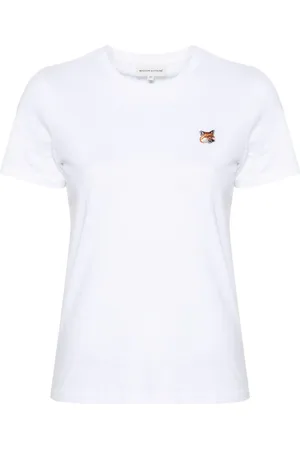Maison Kitsuné Fox-motif cotton T-shirt