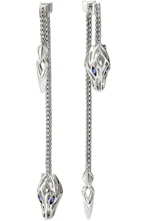 John Hardy Naga sterling- drop earrings