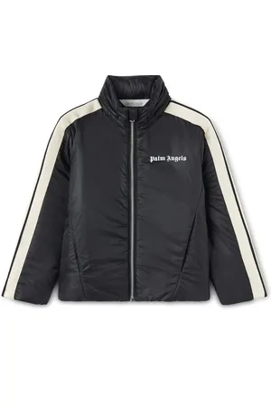 Palm Angels logo-print Puffer Jacket - Farfetch