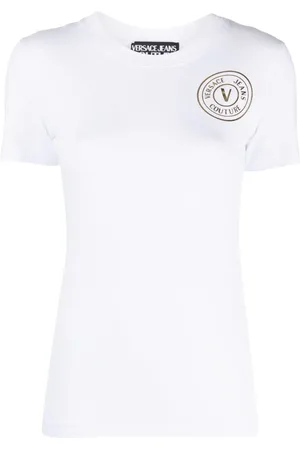 VERSACE Logo-print T-shirt
